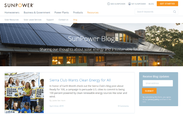 SunPower Blog